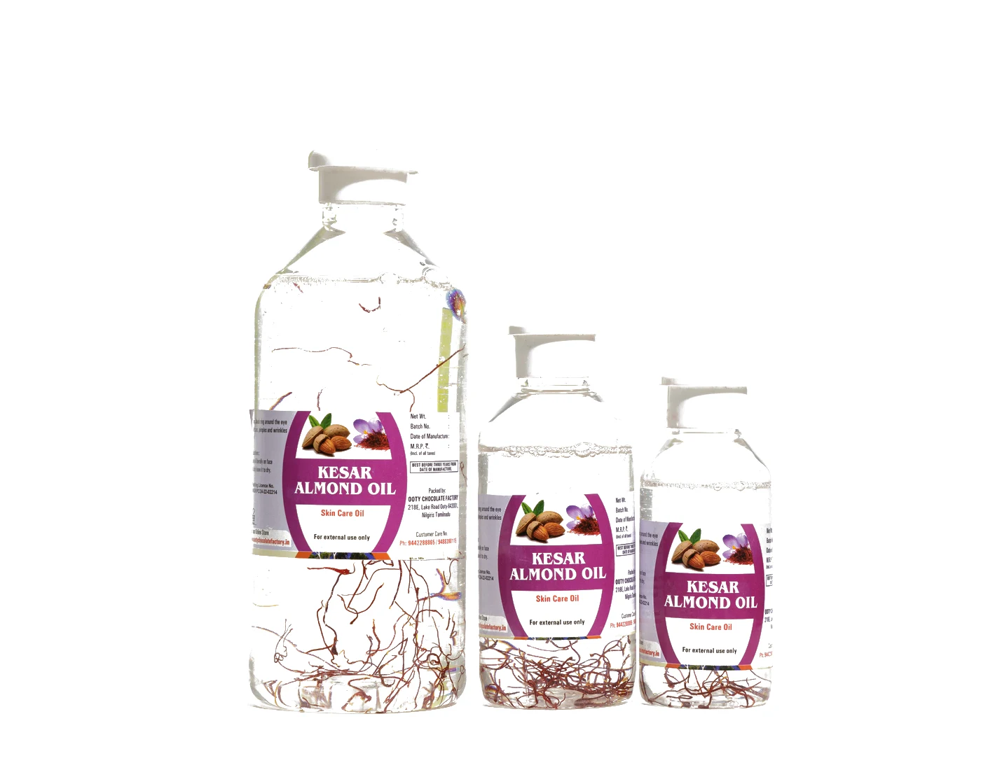 Saffron Almond Oil